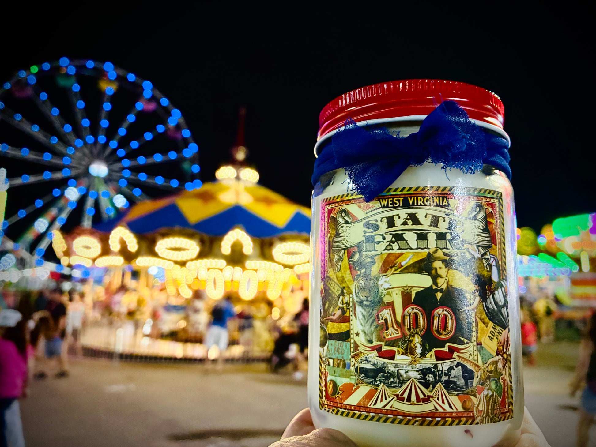 100th Anniversary State Fair of WV Novelty Candle