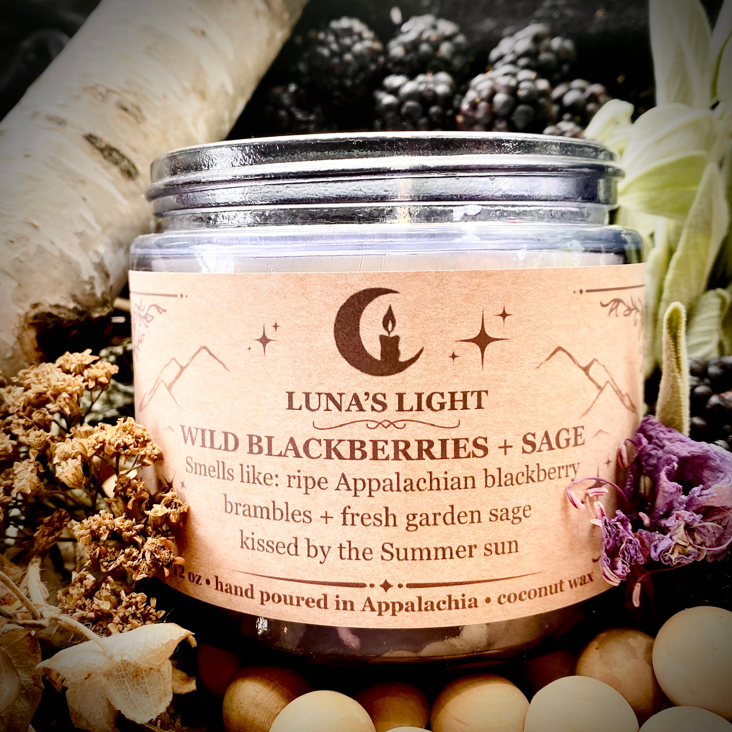 Wild Blackberries + Sage