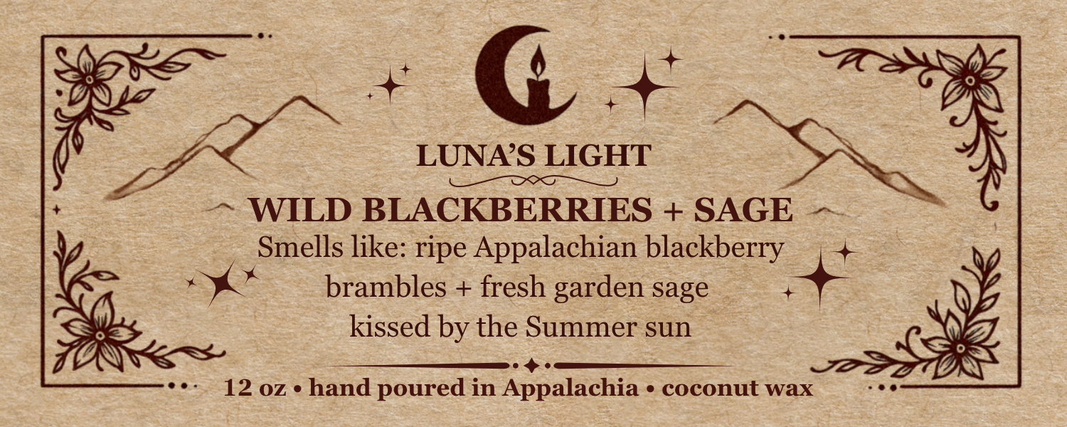 WILD BLACKBERRIES + SAGE