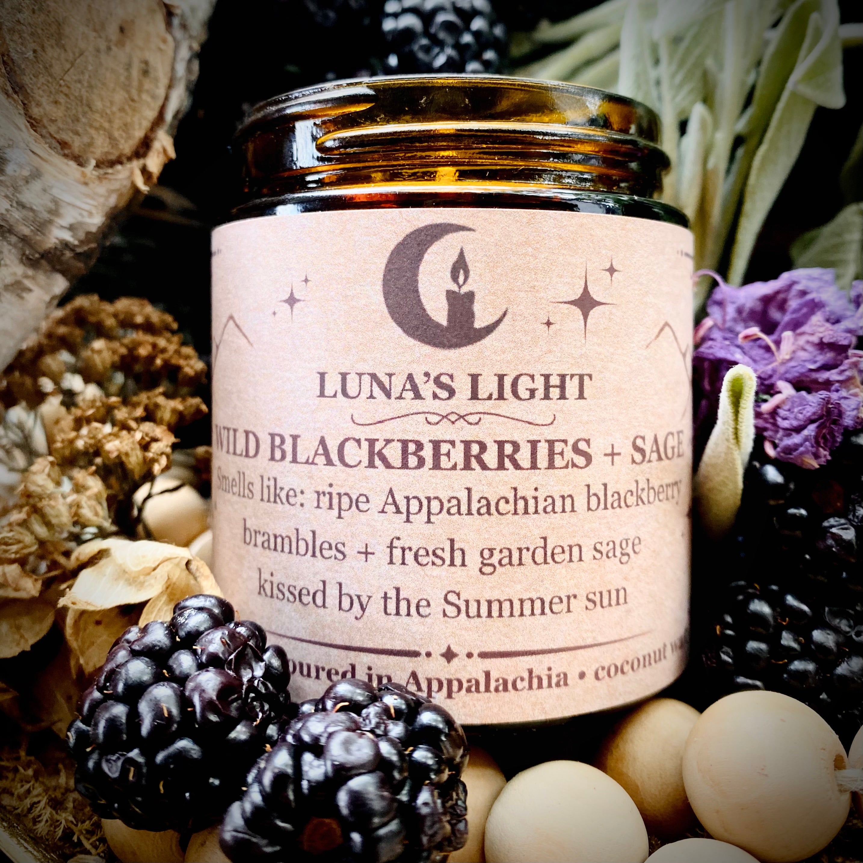 Wild Blackberries + Sage